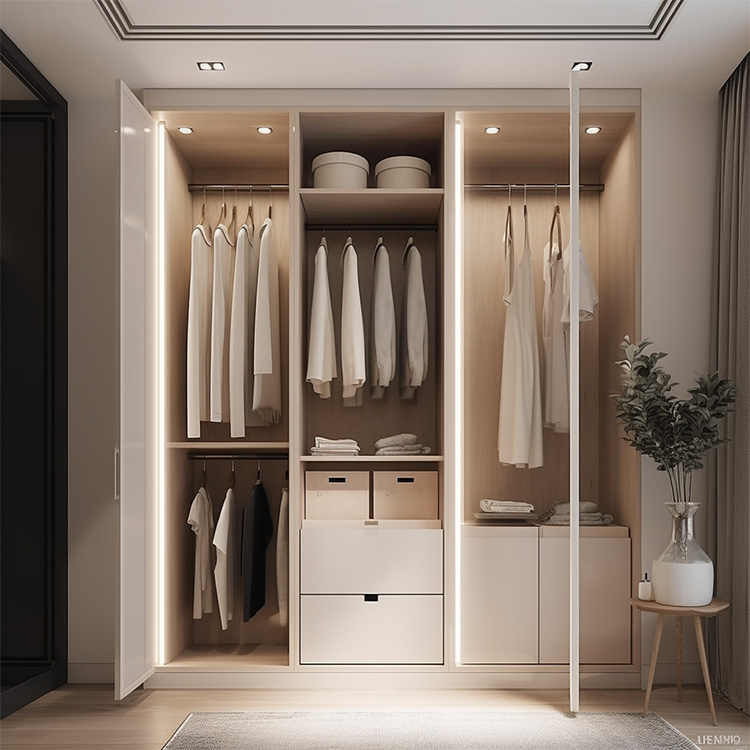 hanging style cabinet, four door bedroom, drawer style