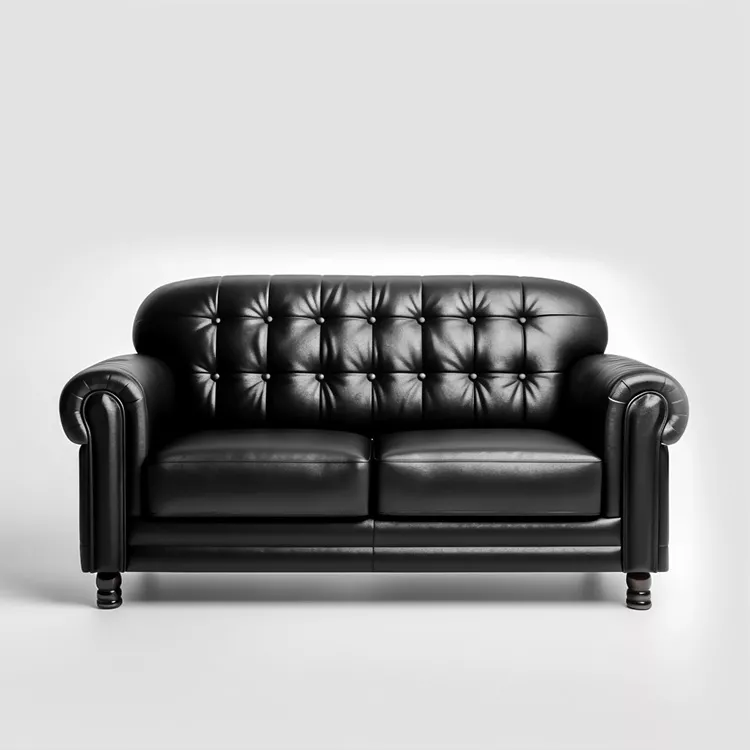 French vintage leather premium sofa